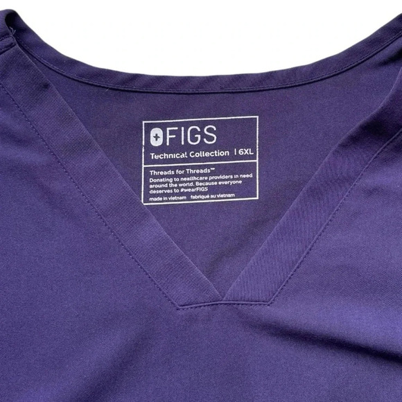 FIGS Casma‎ Technical Collection Scrub Top Women's Size 6XL - Picture 3 of 5